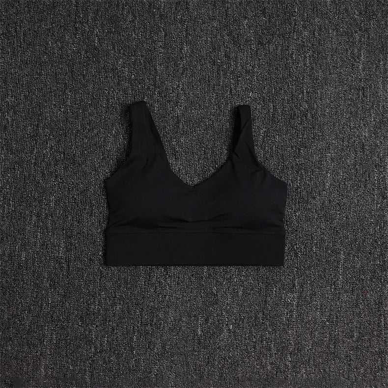 Brassière Sport Femme Dos Nu Sexy – Anti-Choc, Sans Manches | Yoga, Running & Gym | Top Fitness Gainant & Respirant