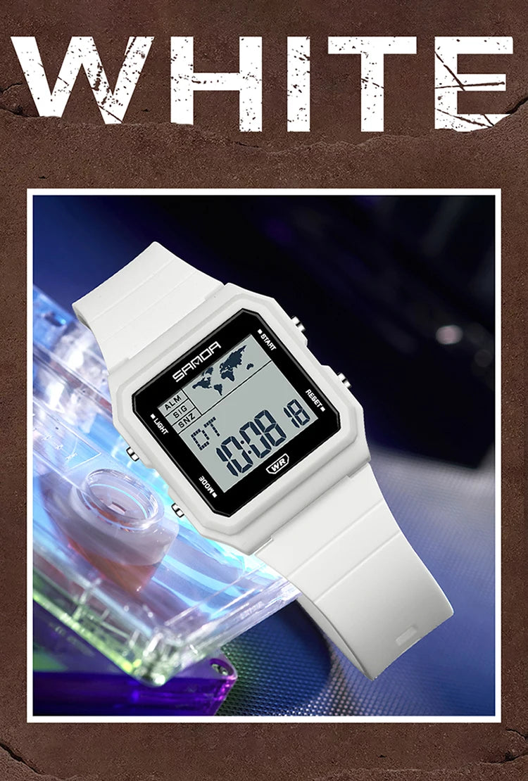 Montre Homme SANDA 2217 Digital Sport Multifonction Alarme Countdown Lumineux Étanche – Fashion Tendance