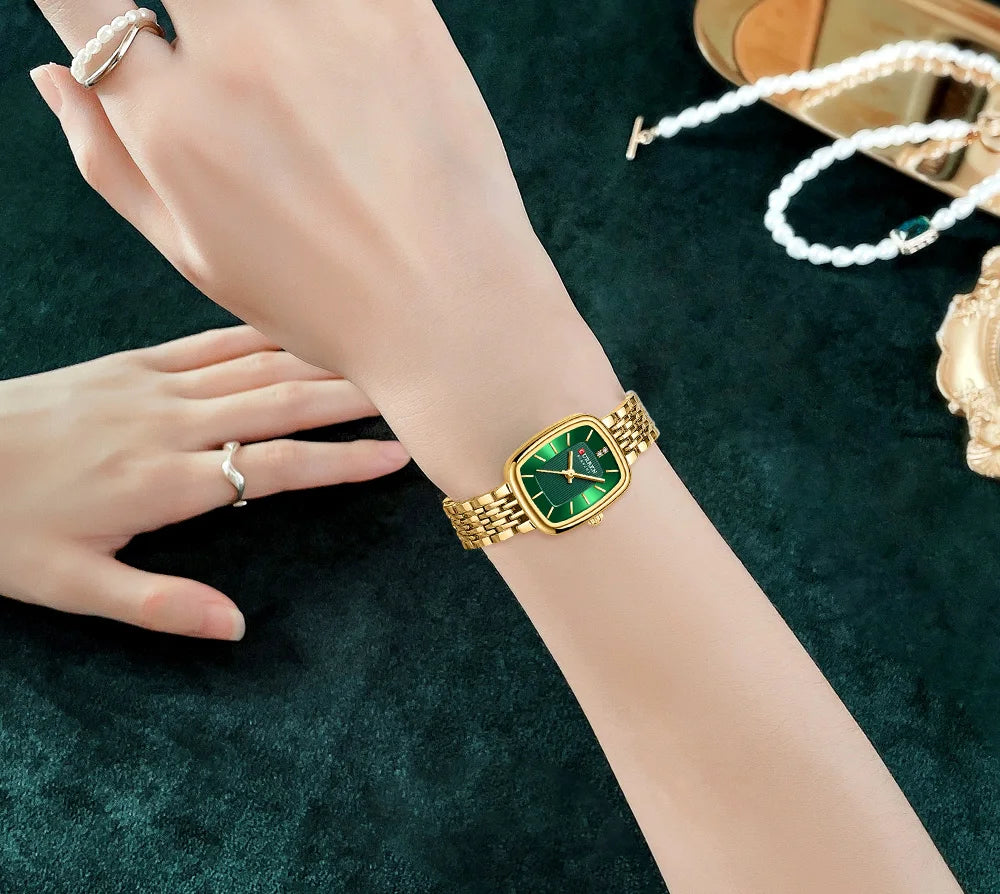 Montre Femme CURREN Dress Fashion Quartz – Bracelet Acier Simple Élégante Intemporelle