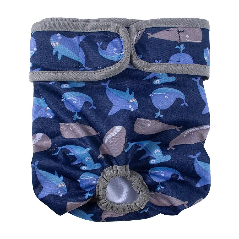Couche Chienne Lavable BIAI – Culotte Physiologique Étanche Soie Glacée Douce Réutilisable