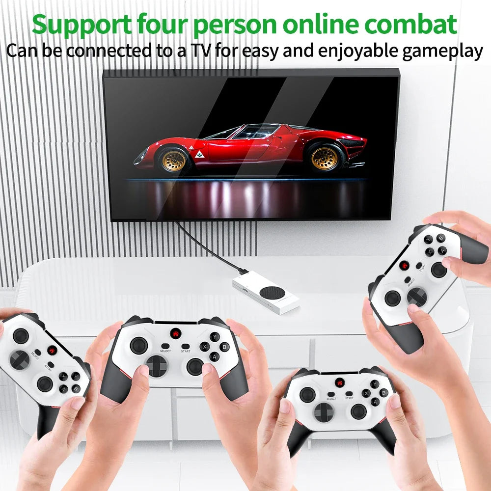BOYHOM M88 Console de Jeu Rétro 4K – Clé HDMI ARM Mali-G52 GPU, 20 000 Jeux Intégrés, Manette Sans Fil, Compatible PS2/PS1/N64/DC
