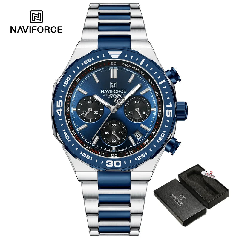 Montre Homme Naviforce Business Classique Quartz – Acier Inoxydable Étanche Fashion 2024
