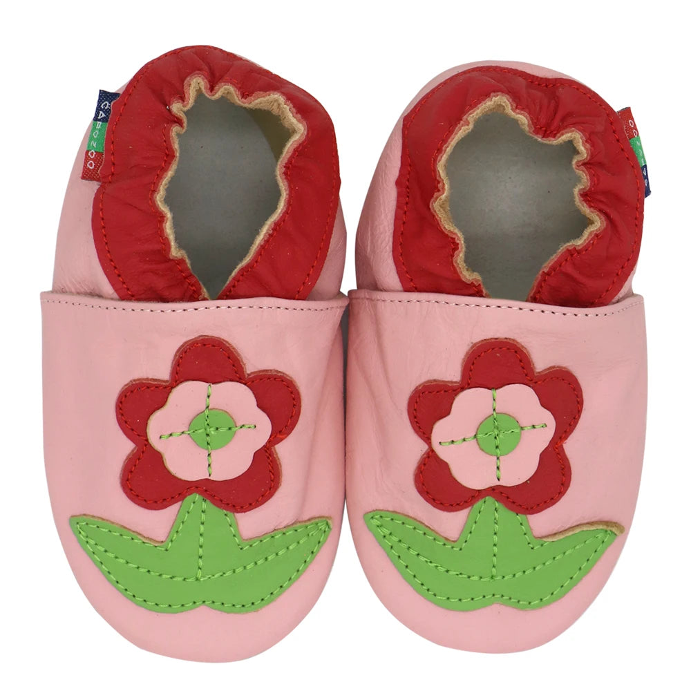 Chaussures Bébé Cuir Mouton Souple Antidérapantes – Premiers Pas Unisexe 0-24 Mois Carozoo