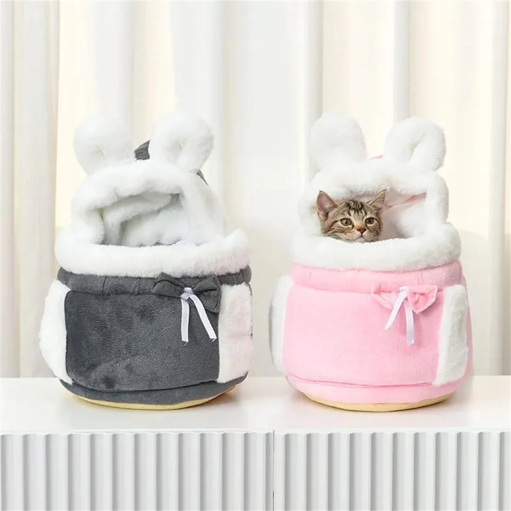 Sac à Dos Transport Chien Chat Hiver Chaud – Sac Porteur Chihuahua Yorkshire Petit Chien Voyage Outdoor