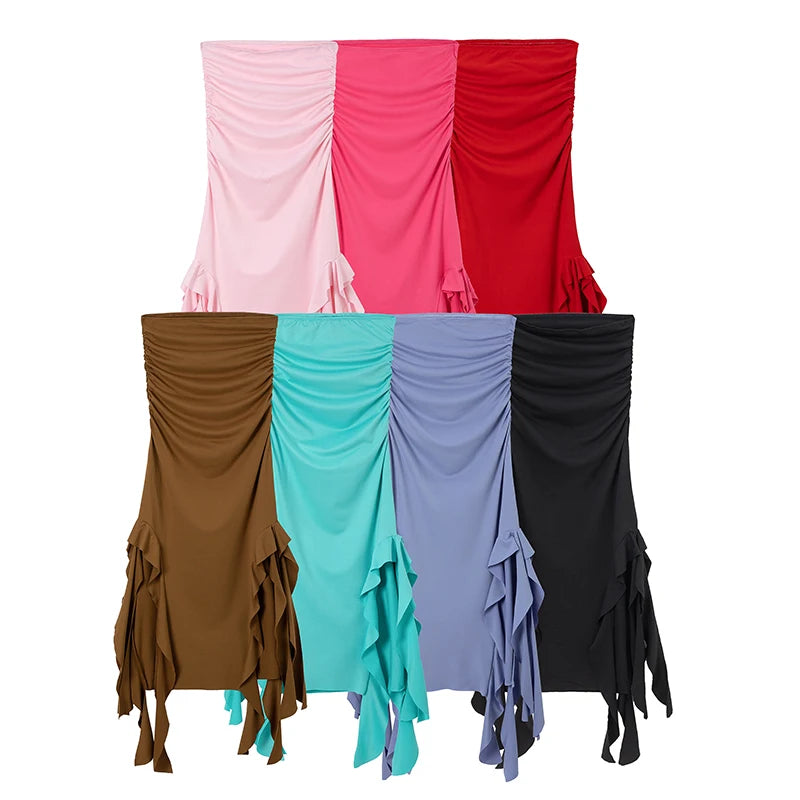 Robe Une Épaule Asymétrique Slim Fit - Moulante Tendance Printemps Été Style Européen & Américain