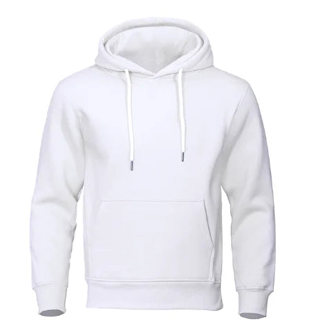 Sweat Homme Polaire Couleur Unie – Pullover Chaud Casual Streetwear Sport École Automne Hiver | Mode Homme Premium