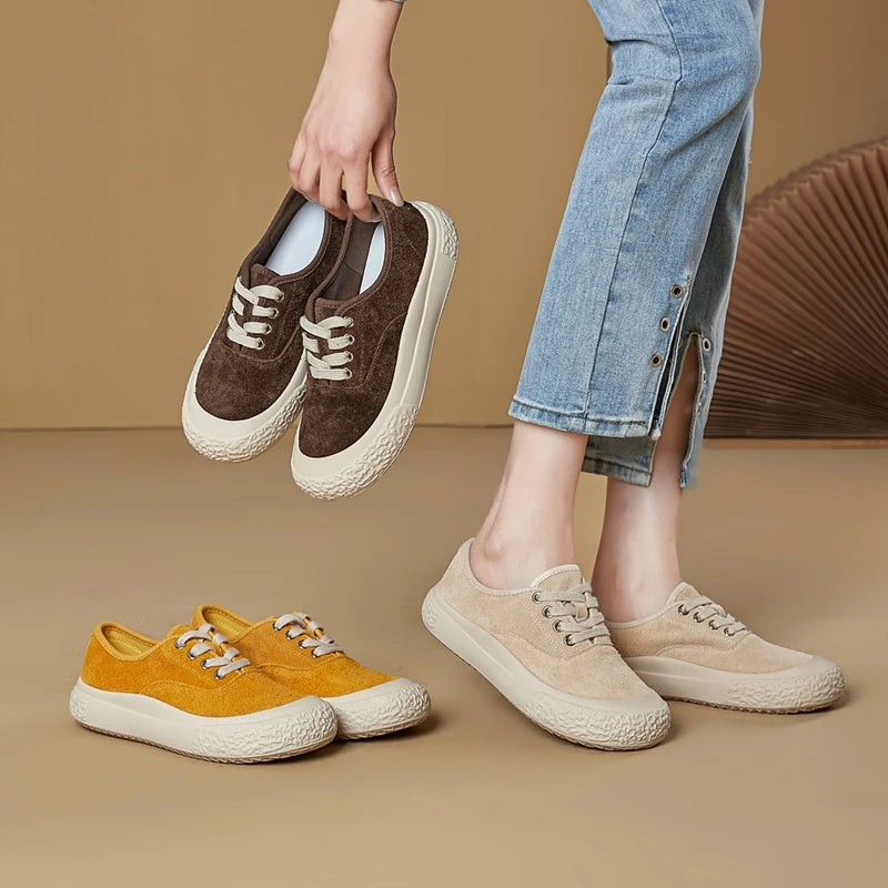 AIYUQI Ballerines Bout Carré Grande Taille 2026 – Flat Casual Sneakers Femme Élégantes