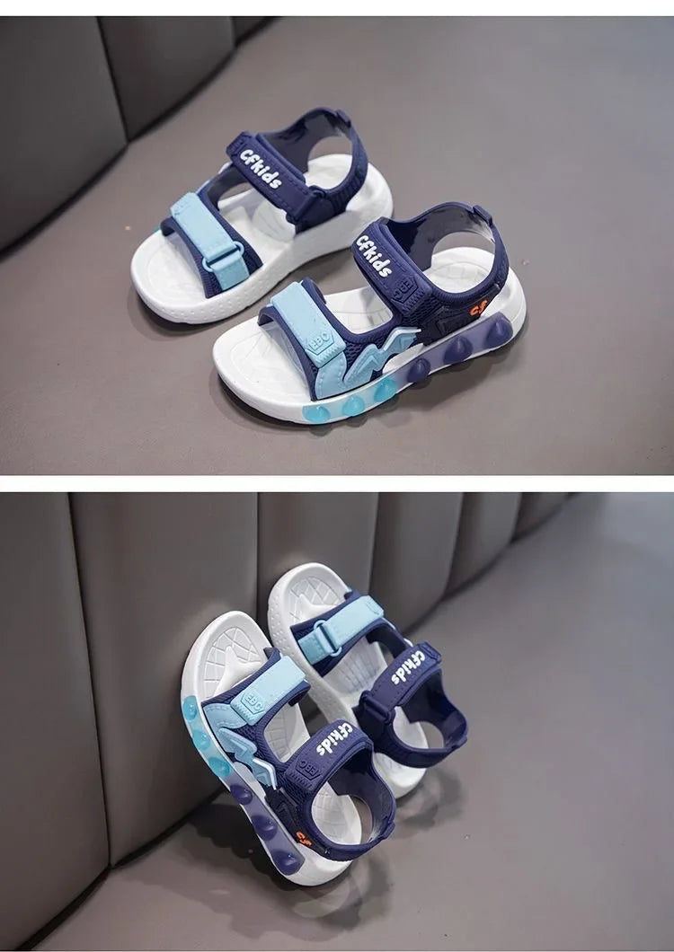 Sandales Enfant Garçon Fille Souples Respirantes – Chaussures Plage Été Antidérapantes Tout-Petits
