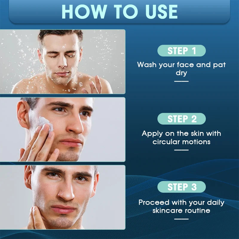 Crème Visage Homme Collagène & Rétinol – Anti-Âge, Hydratante & Anti-Rides | Acide Hyaluronique | Soin Quotidien