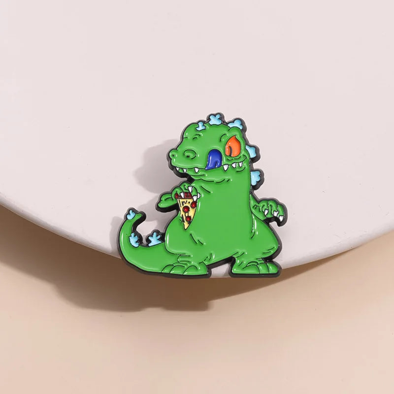 Pin's Émail Animaux Cartoon – Pingouin, Grenouille, Lapin & Chat | Broche Métal Badge Lapel | Bijou Cadeau Tendance