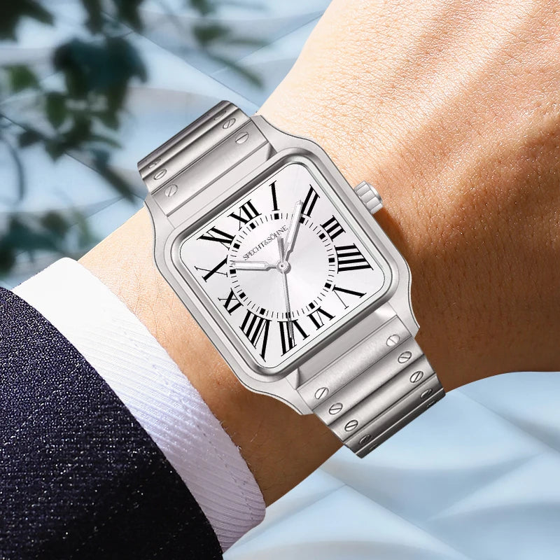 Montre Unisexe Specht & Söhne Luxe 34mm Quartz – Ultra-Fine Saphir Acier Étanche 50M