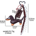 Porte-Clés Chien Saucisse Personnalisé – Pendentif Sac Corde Tressée Décoration Cadeau Mignon