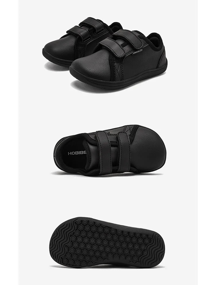 Chaussures Pieds Nus Enfant HOBIBEAR – Sneakers Minimalistes Bout Large Légères Garçon Fille