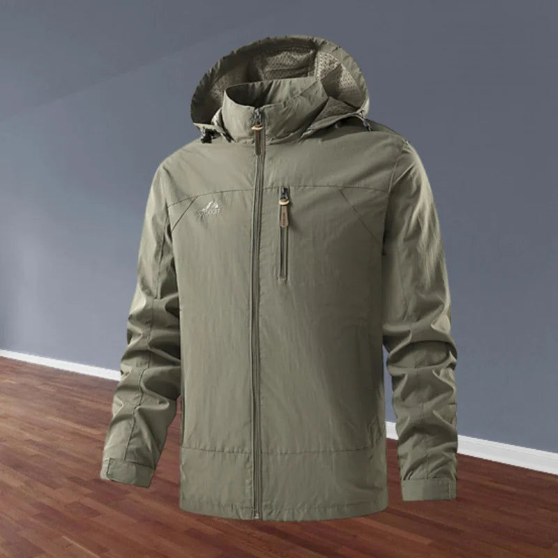 Veste Hoodie Homme Coupe-Vent Outdoor Automne Hiver – Sweat Capuche Sport Casual Grande Taille M-5XL | Streetwear & Montagne