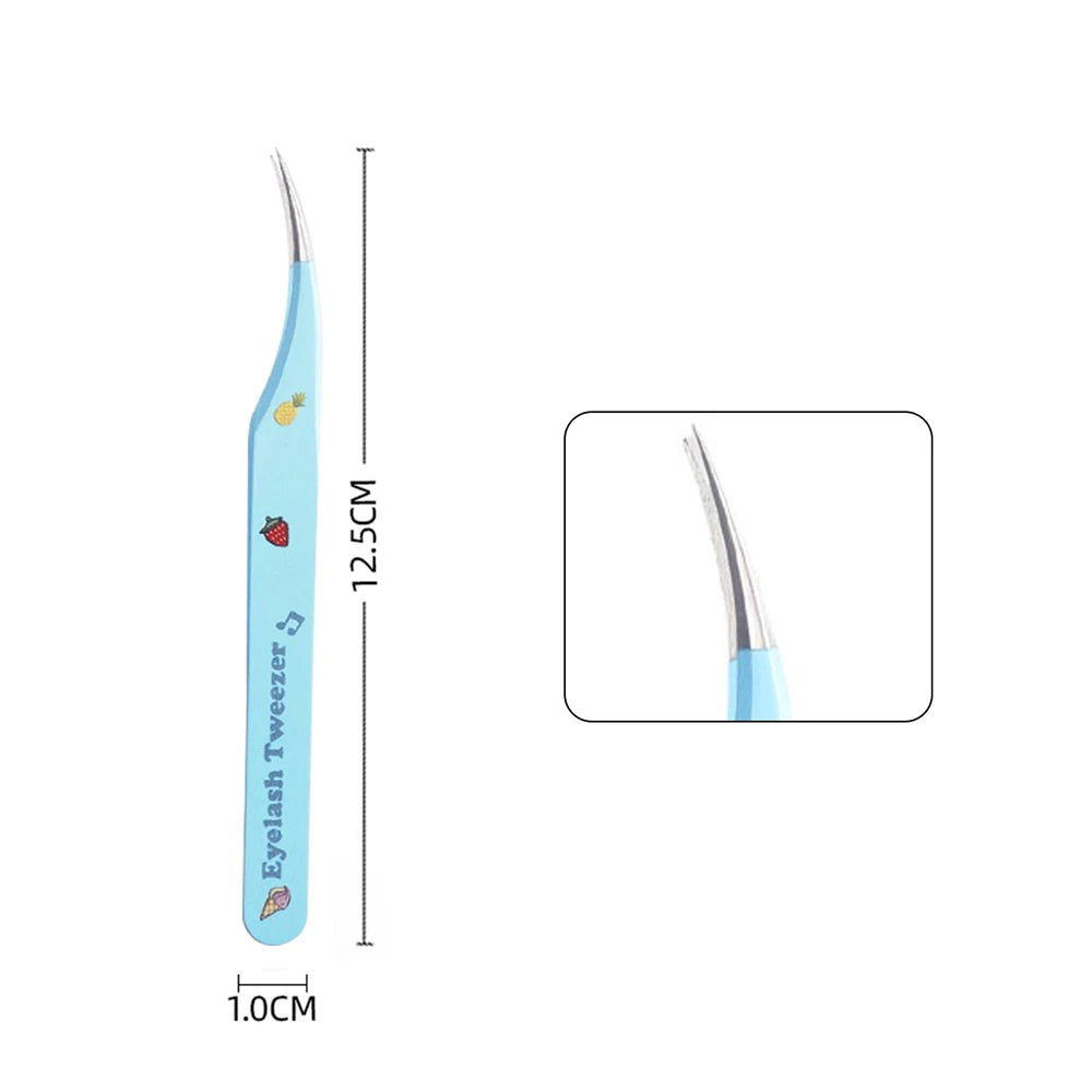 Pinces Extension Cils Inox – Outil Pose Cils & Nail Art | Ramasse-Strass
