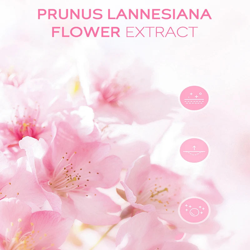 Kit Skincare Coréen LAIKOU Sakura – Nettoyant, Masque Yeux & Lèvres, Hydratation Intense | Routine Beauté K-Beauty Complète