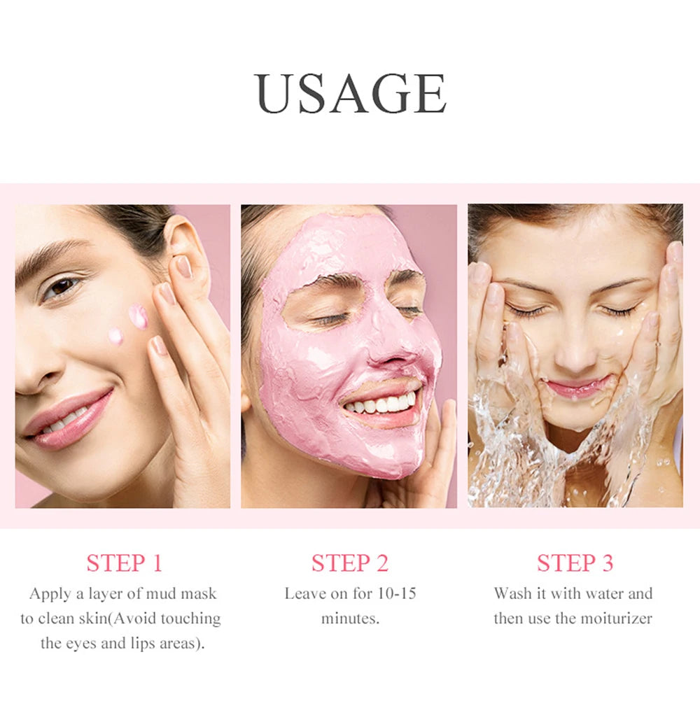 Kit Skincare Coréen LAIKOU Sakura – Nettoyant, Masque Yeux & Lèvres, Hydratation Intense | Routine Beauté K-Beauty Complète