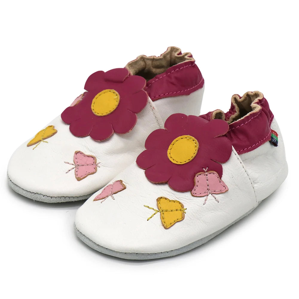 Chaussures Bébé Cuir Mouton Souple Antidérapantes – Premiers Pas Unisexe 0-24 Mois Carozoo