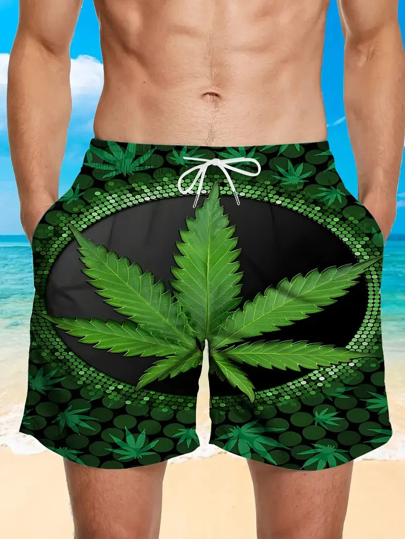Short de Bain 3D Homme & Garçon – Séchage Rapide | Surf, Plage & Fitness Été | Maillot de Bain Fashion Tendance