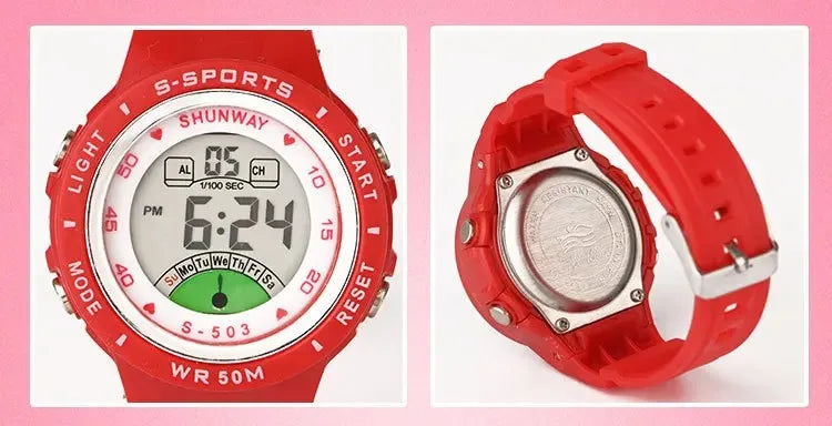 Montre Enfant UTHAI CE02 Quartz Colorée – Fille Garçon Étanche 50M Sport Student