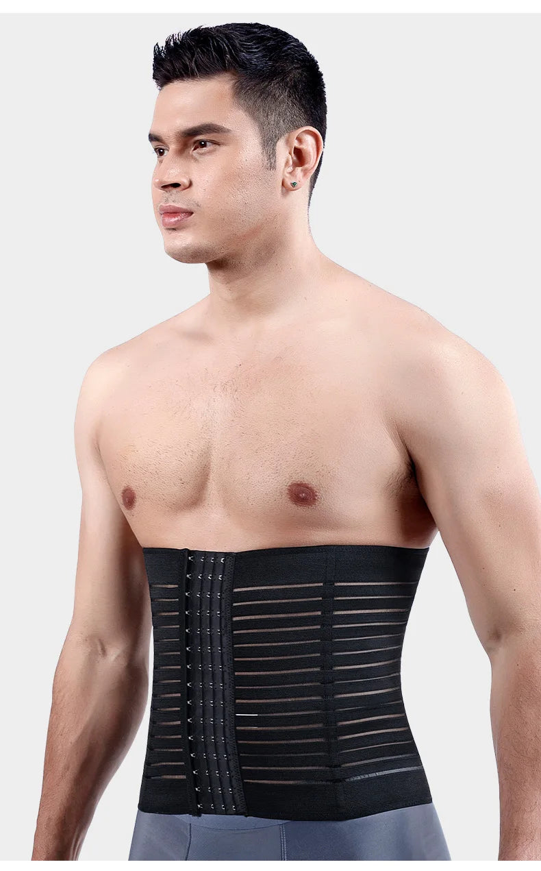 Ceinture Gainante Homme Ventre Plat – Corset Amincissant & Compression Abdominale | Fitness, Sport & Silhouette