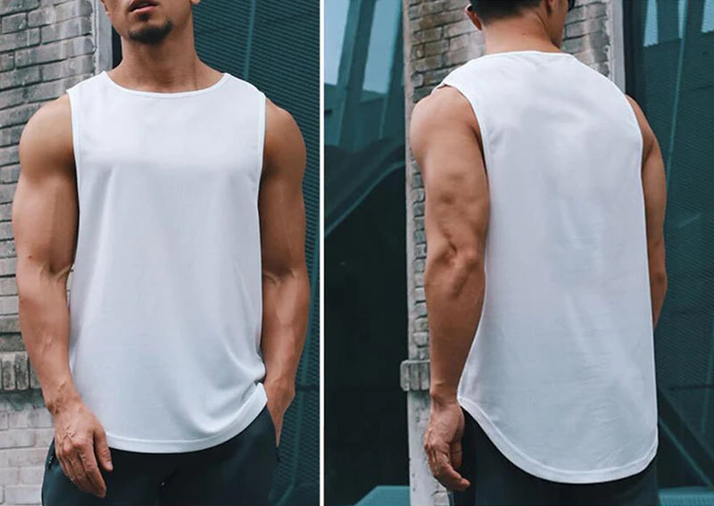 Débardeur Sport Homme Sans Manches Imprimé – Séchage Rapide & Respirant | Gym, Basketball & Fitness | Tank Top Été