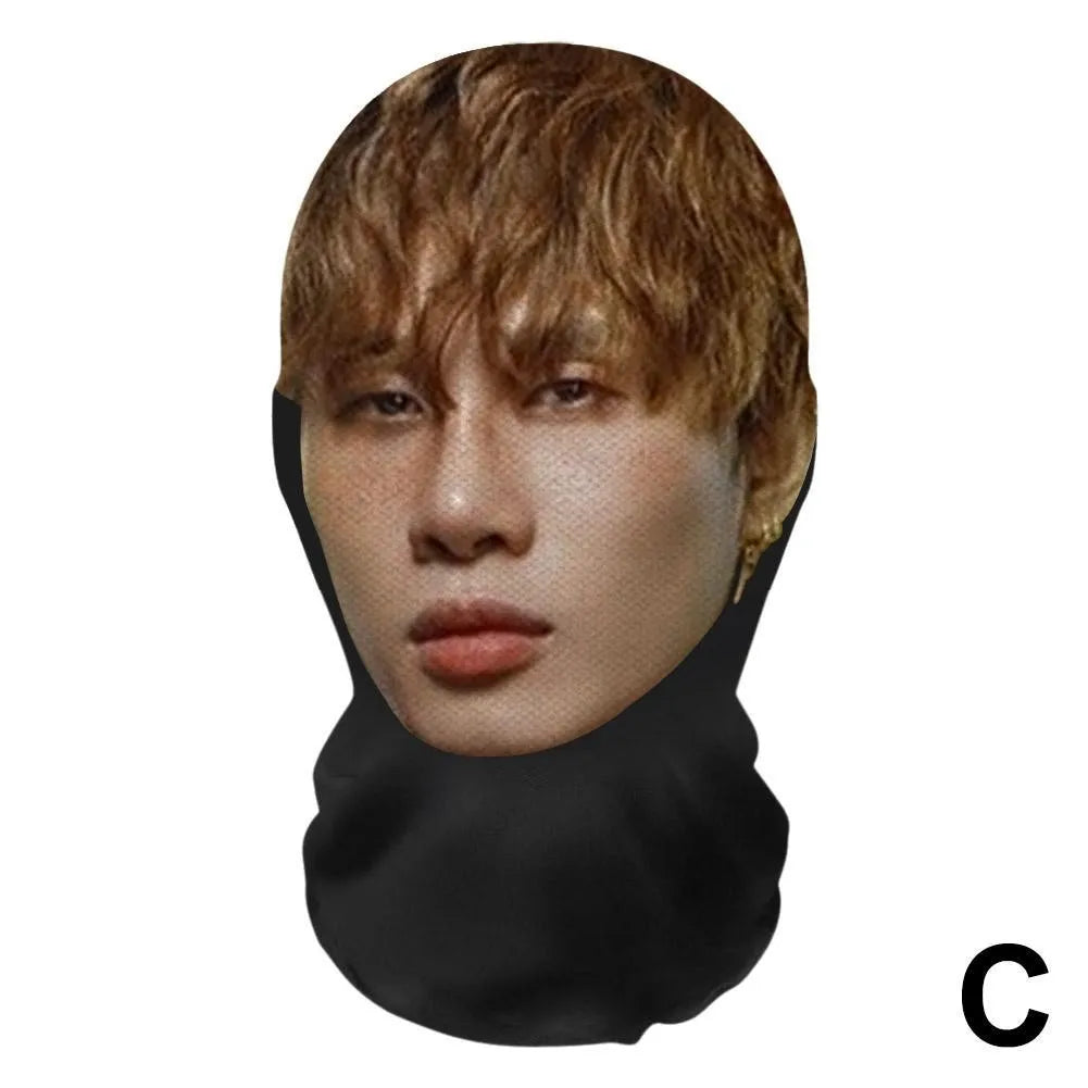 Masque Visage Complet Imprimé 3D - Cosplay, Halloween & Soirées Thématiques