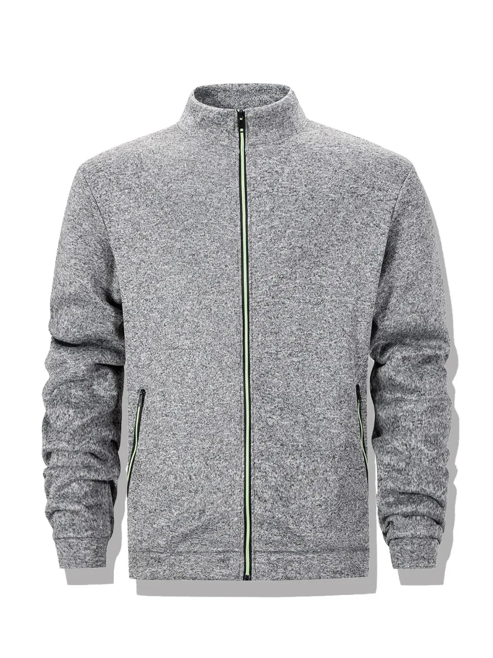 Veste Sweat Homme Zippée Intégrale Col Montant Coupe-Vent Chaud Casual Outdoor Automne Hiver Confortable Élégante Intemporelle – Veste Sweat Premium Zippée Col Montant | Mode Homme Outdoor Automne Hiver Premium