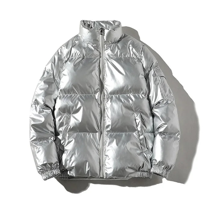 Parka Hiver Homme Harajuku Zip Capuche 2024 – Manteau Chaud Coupe-Vent Casual