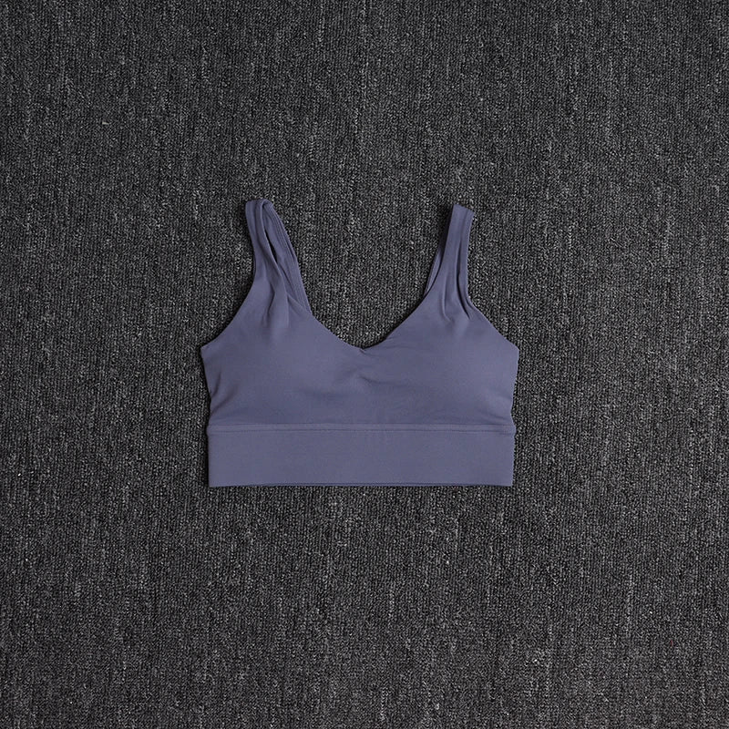 Brassière Sport Femme Dos Nu Sexy – Anti-Choc, Sans Manches | Yoga, Running & Gym | Top Fitness Gainant & Respirant