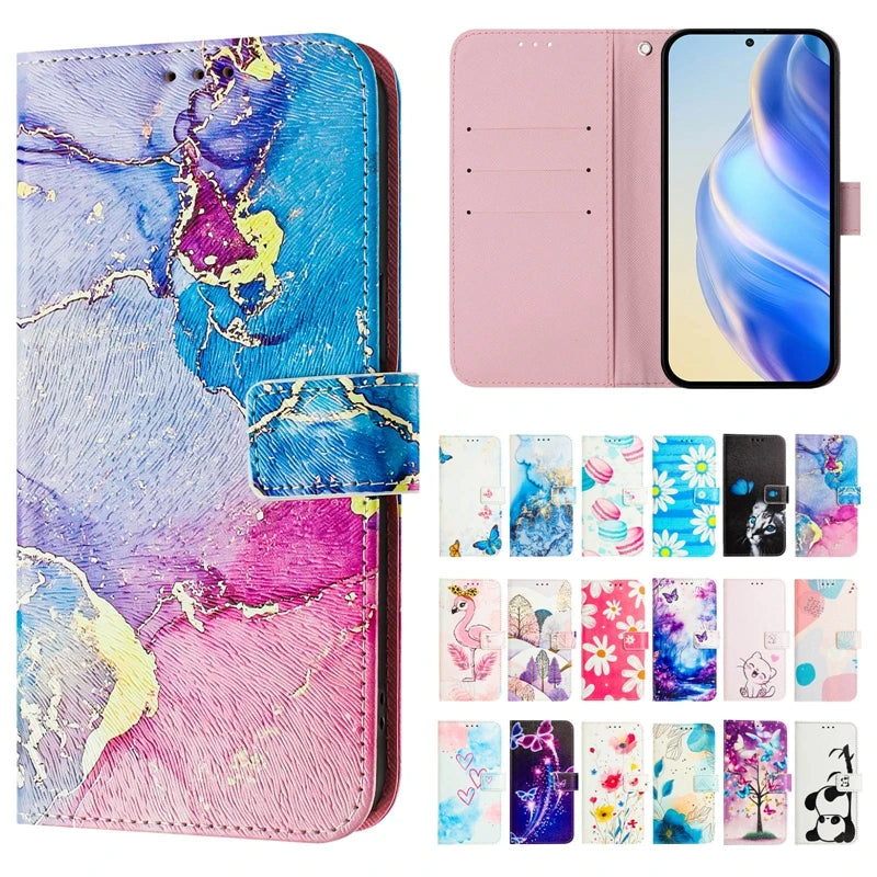 Coque Portefeuille OPPO A5 Pro 5G – Flip Case Cartoon Peint Fantaisie CPH2695
