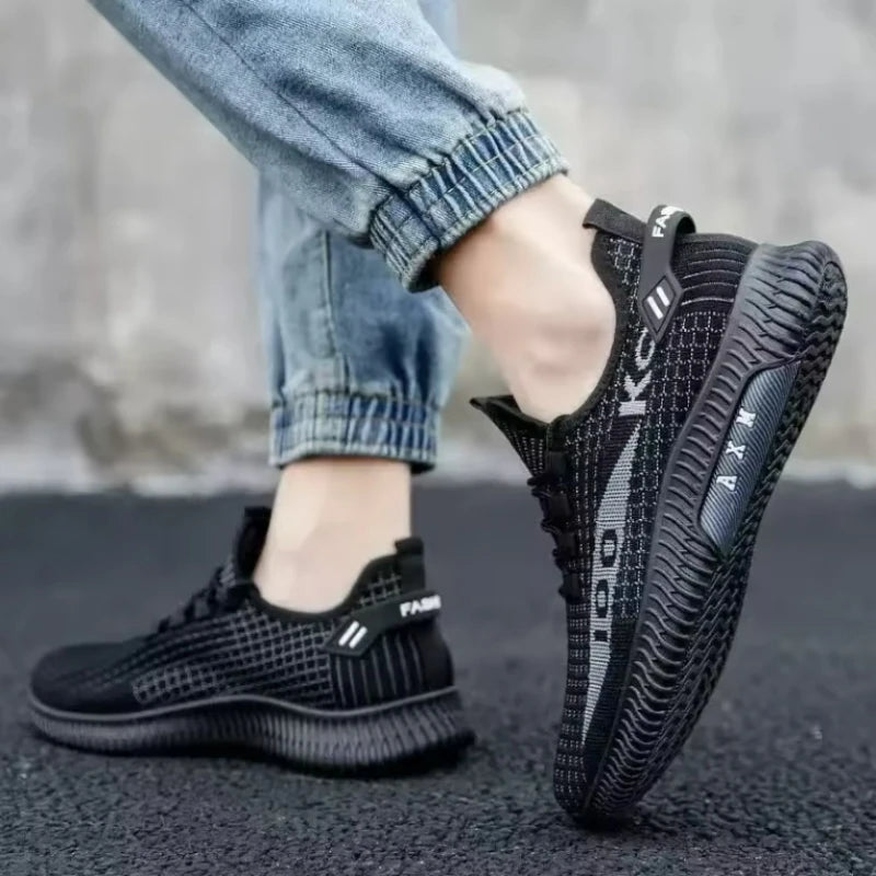 Sneakers Running Homme Semelle Douce Légère – Tennis Casual Sport Printemps Qualité