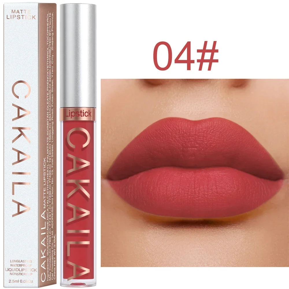 Gloss Velvet Mat Waterproof Longue Tenue – Texture Soyeuse & Hydratante | Cadeau Maquillage Femme