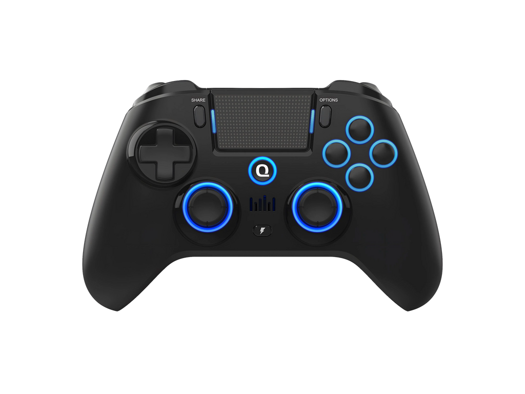 QRD Spark N5 Manette Sans Fil Bluetooth – Compatible PS4, PS3, PC, iOS & Android | Effet Hall & Vibration