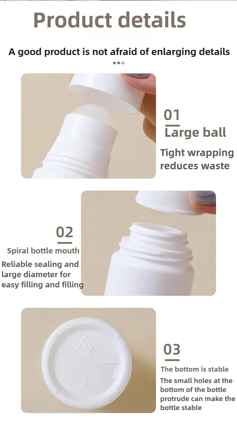 Flacon Roll-On Rechargeable DIY - Huiles Essentielles, Parfum & Déodorant