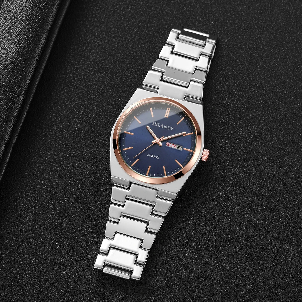 Montre Homme Luxe Business Quartz Calendrier – Élégante Fashion Casual