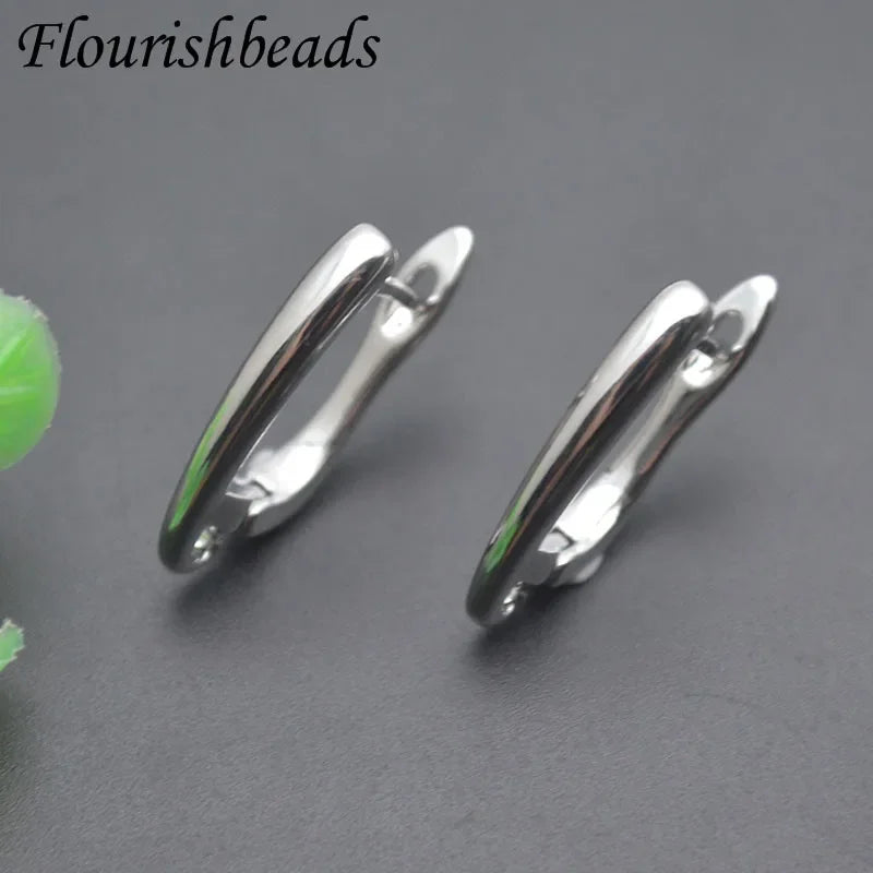 Crochets Boucles d’Oreilles Or 18k Anti-Ternissement Lot 30 pcs – Finition Lisse Premium | Accessoires DIY Bijoux Mariage, Noël & Création Artisanale