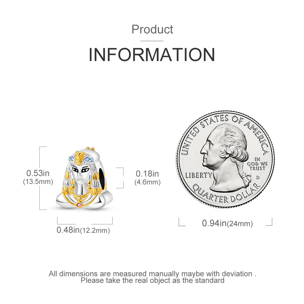 Charm Argent 925 Pendentif Croix, Ange, Pyramide & Pharaon – Breloque Spirituelle & Symbolique DIY | Compatible Bracelet Original | Bijou Personnalisé
