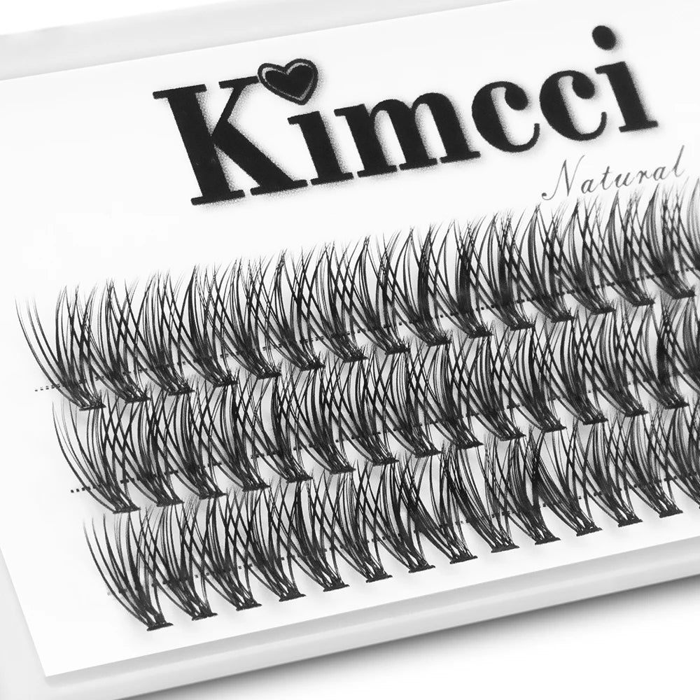 Faux Cils Kimcci 3D Russian Volume – 60 Bundles | Extensions Mink Individuelles Naturelles
