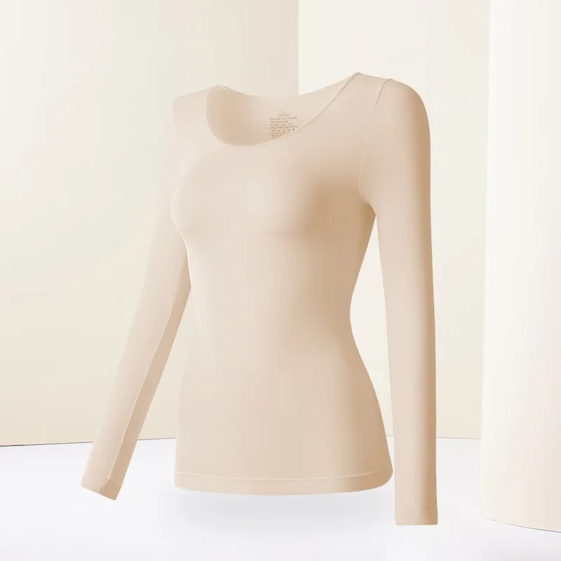 Set Sous-Vêtements Thermiques Femme - Ultra-Fins & Invisibles Automne Hiver