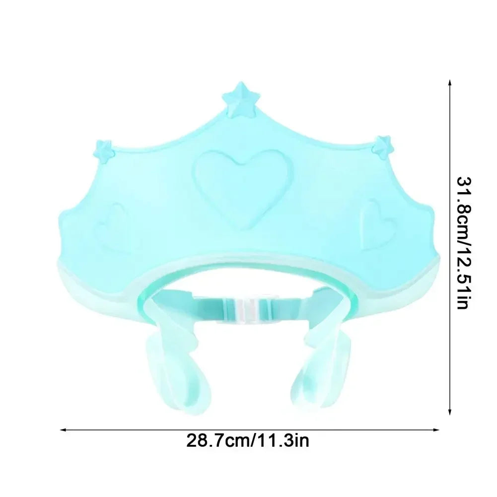 Chapeau de Douche Bébé Enfant – Visière Shampoing Ajustable Protection Oreilles Tête Douce
