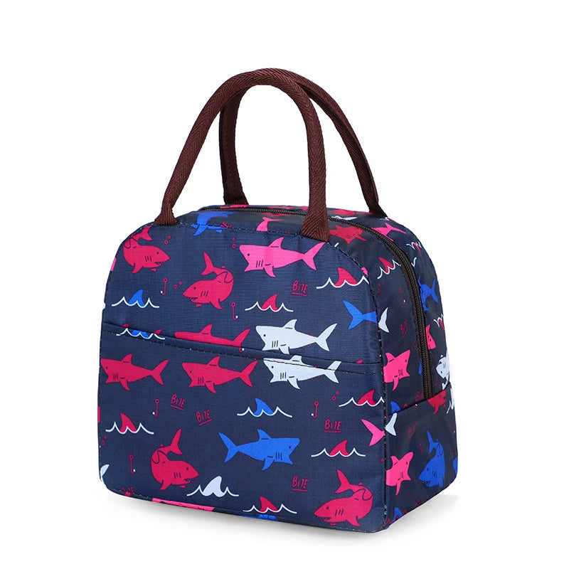Lunch Bag Isotherme Cartoon – Sac Repas Thermique Pique-Nique Conservation Glacière Enfant