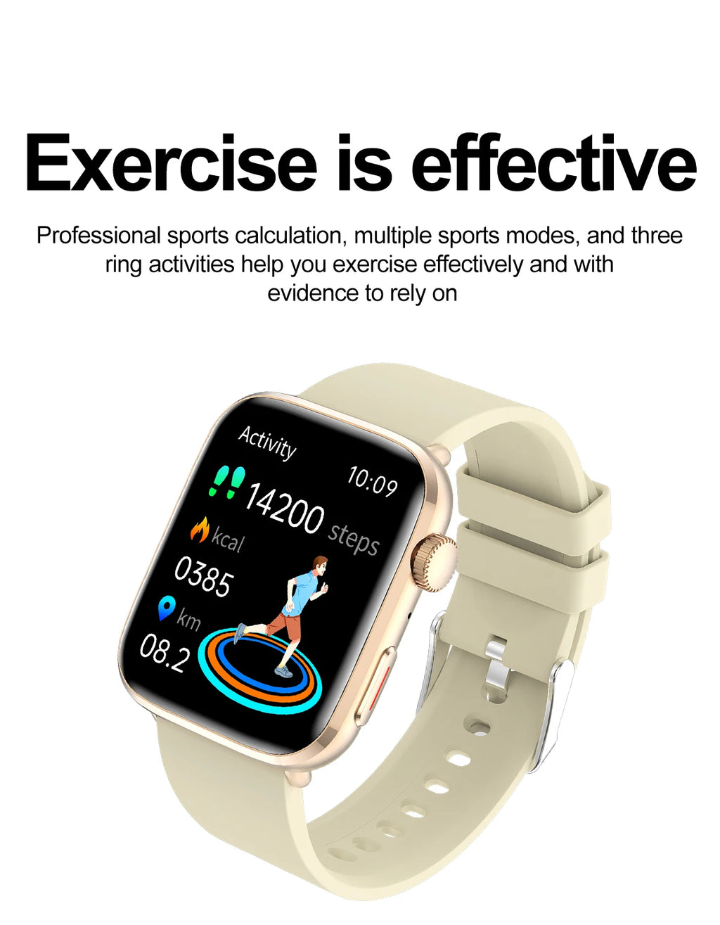 Smartwatch 2025 Unisexe Santé NFC Bluetooth – Tension Artérielle Oxygène Sport Appels | Homme & Femme