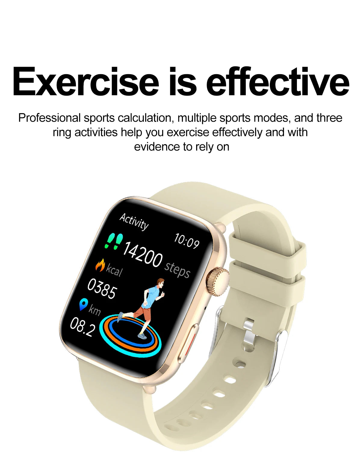 Smartwatch 2025 Unisexe Santé NFC Bluetooth – Tension Artérielle Oxygène Sport Appels | Homme & Femme