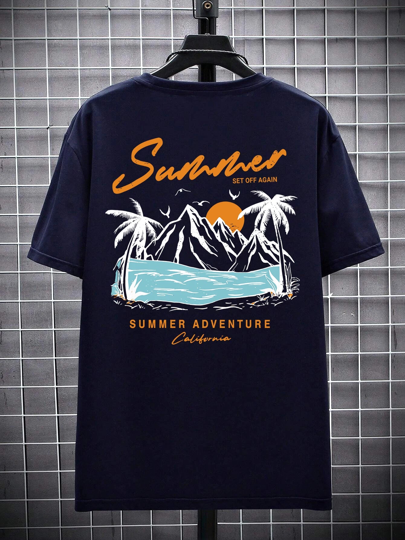 T-Shirt Homme Oversize Coton Imprimé California Adventure Été Loose Fashion Casual Tendance – Tee Graphique Voyage West Coast Streetwear | Mode Homme Premium