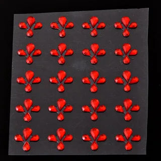 Stickers Strass Visage Jetables – Diamants Acryliques Crystal Larme & Yeux | Maquillage Scène & Festival