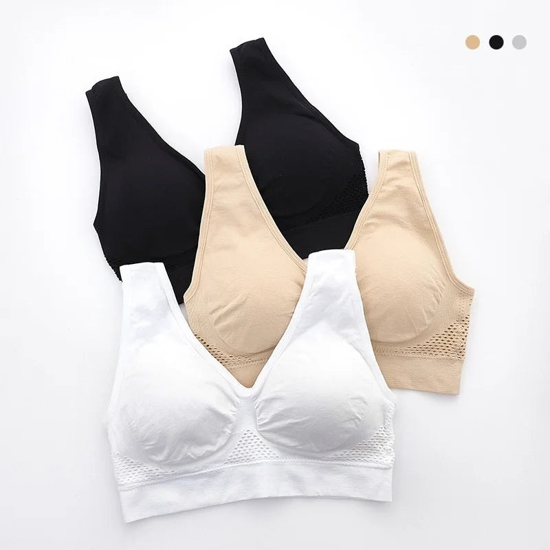 Brassière Sport Femme Respirante Anti-Chocs – Maintien Optimal & Absorption Transpiration | Gym, Running & Fitness