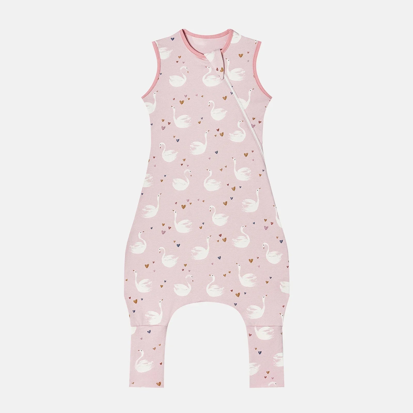 Gigoteuse Bébé Coton Premium 4 Saisons – Sac de Couchage Nourrisson Double Zip Sans Manches