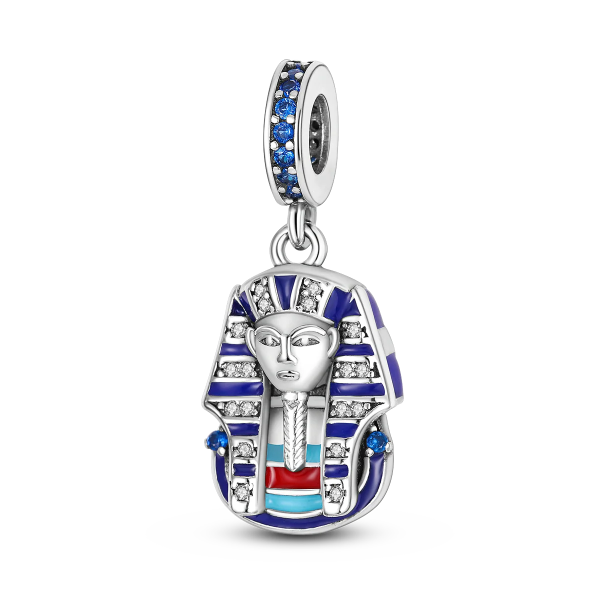 Charm Argent 925 Pendentif Croix, Ange, Pyramide & Pharaon – Breloque Spirituelle & Symbolique DIY | Compatible Bracelet Original | Bijou Personnalisé