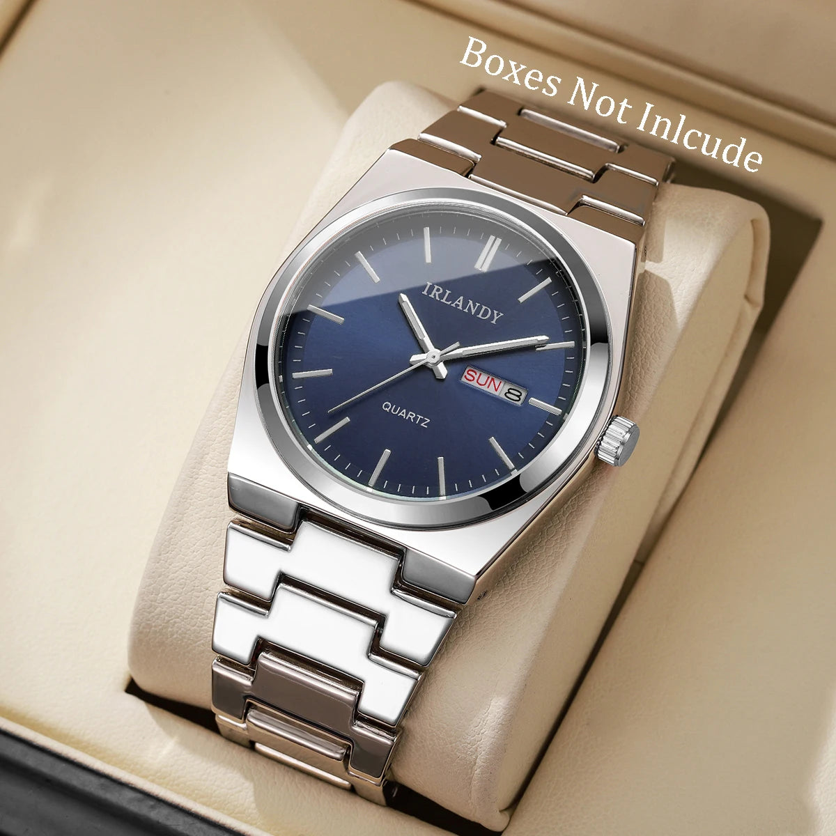 Montre Homme Luxe Business Quartz Calendrier – Élégante Fashion Casual